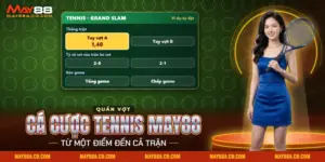 Cá cược tennis May88 với bảng kèo thắng trận và kèo set của một trận Grand Slam