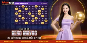 Keno May88 với bảng 80 số và 20 số được quay ra trong mỗi kỳ